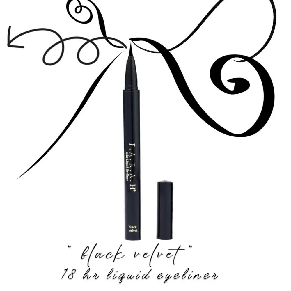 F.A.R.A.H 18hr Liquid Eyeliner - Black Velvet